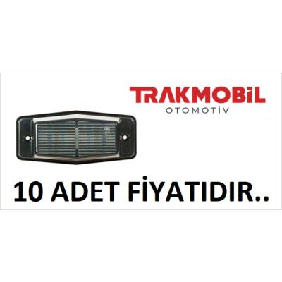 ÖN PANJUR LAMBA LEDLİ FÜME CAM (10 ADET) Sarı