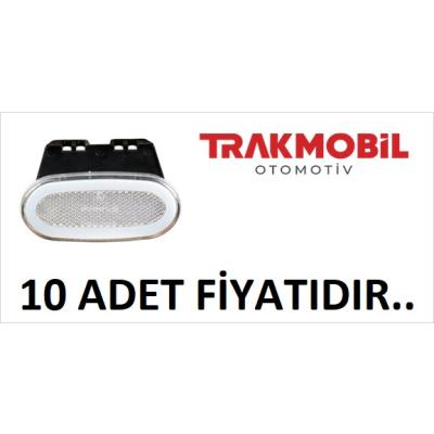 OVAL DORSE LAMBA 28 LEDLİ NEON (10 ADET) Beyaz