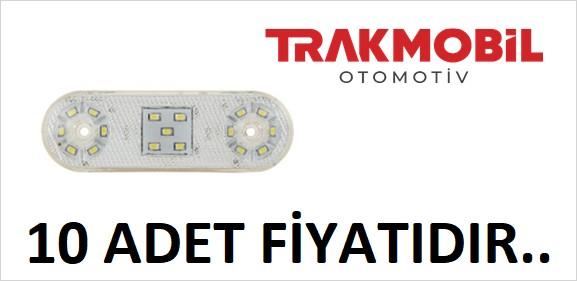 OVAL LAMBA 17 LEDLİ (10 ADET) Beyaz