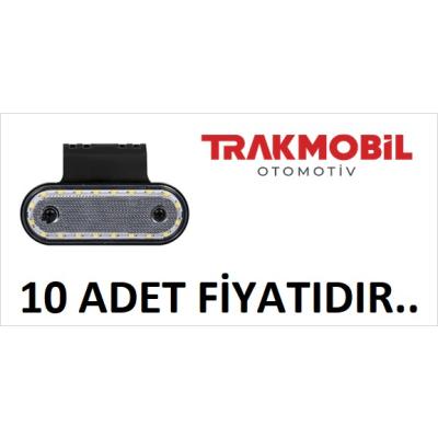 OVAL LAMBA 20 LEDLİ BRAKETLİ (10 ADET) Beyaz