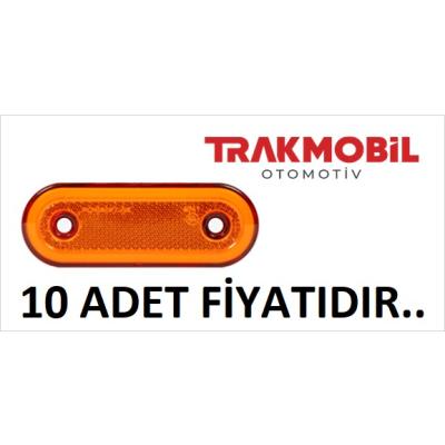 OVAL LAMBA 20 LEDLİ NEON (10 ADET) Sarı