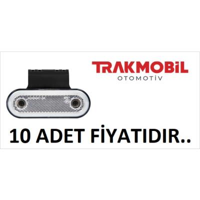 OVAL LAMBA 20 LEDLİ NEON BRAKETLİ (10 ADET) Beyaz