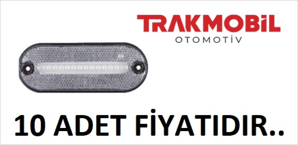 OVAL LAMBA NEON (10 ADET) Beyaz