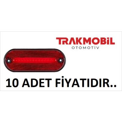 OVAL LAMBA NEON (10 ADET) Kırmızı