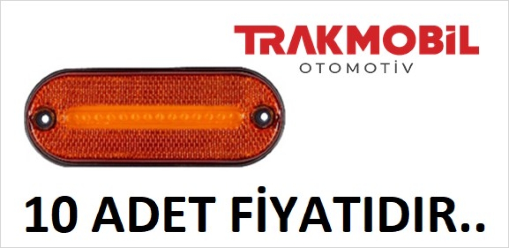 OVAL LAMBA NEON (10 ADET) Sarı