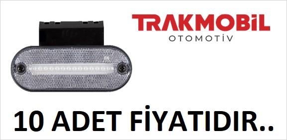 OVAL LAMBA NEON BRAKETLİ (10 ADET) Beyaz