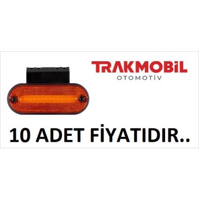 OVAL LAMBA NEON BRAKETLİ (10 ADET) Sarı