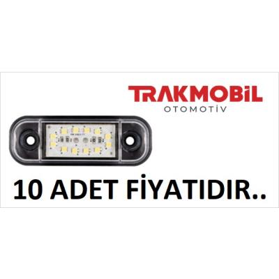 OVAL PARMAK LAMBA 12 LEDLİ (10 ADET) Beyaz