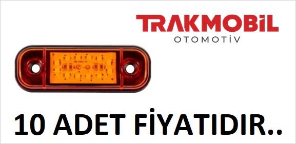 OVAL PARMAK LAMBA 12 LEDLİ (10 ADET) Sarı