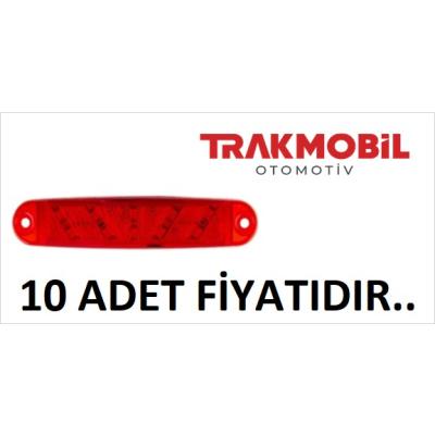 PARMAK LAMBA 10 LEDLİ (10 ADET) Kırmızı