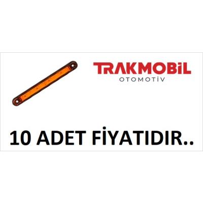 PARMAK LAMBA 12 LEDLİ 18CM (10 ADET) Sarı