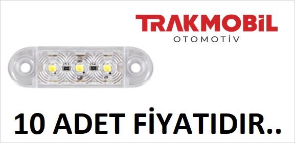 PARMAK LAMBA 3 LEDLİ (10 ADET) Beyaz