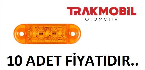 PARMAK LAMBA 3 LEDLİ (10 ADET) Sarı