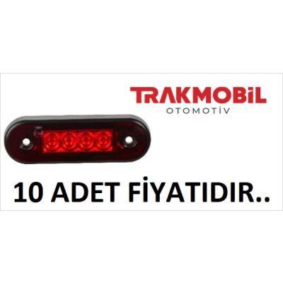 PARMAK LAMBA 4 LEDLİ (10 ADET) Kırmızı