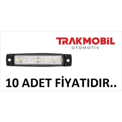 PARMAK LAMBA 6 LEDLİ (10 ADET) Beyaz