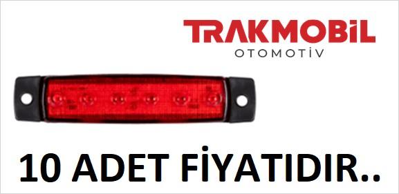 PARMAK LAMBA 6 LEDLİ (10 ADET) Kırmızı