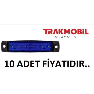 PARMAK LAMBA 6 LEDLİ (10 ADET) Mavi