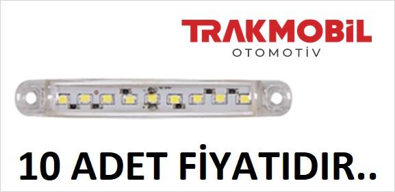 PARMAK LAMBA 9 LEDLİ (10 ADET) Beyaz