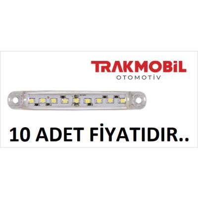 PARMAK LAMBA 9 LEDLİ (10 ADET) Beyaz