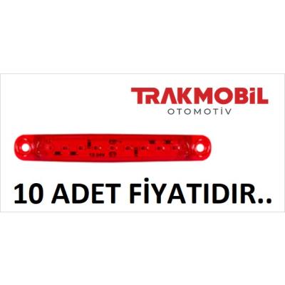 PARMAK LAMBA 9 LEDLİ (10 ADET) Kırmızı