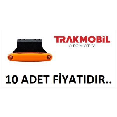 PARMAK LAMBA NEON BRAKETLİ (10 ADET) Sarı