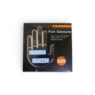 PARMAK LED EL İŞARETİ TURUNCU KUMANDALI