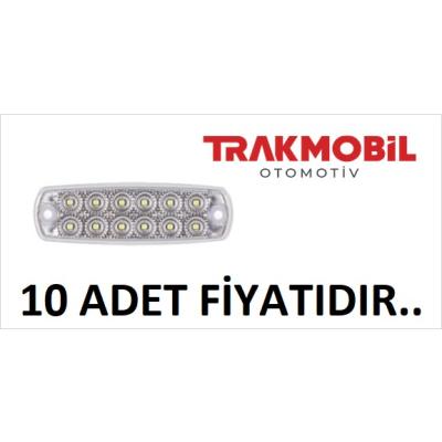 PRO SIDE MARKER LAMBA 12 LEDLİ (10 ADET) Beyaz