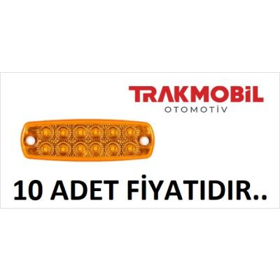PRO SIDE MARKER LAMBA 12 LEDLİ (10 ADET) Sarı