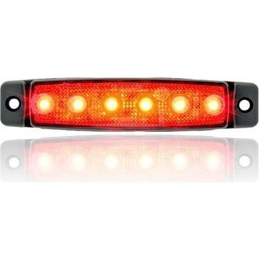 SANEL 12V 6 LEDLİ BASAMAK AYDINLATMA KIRMIZI