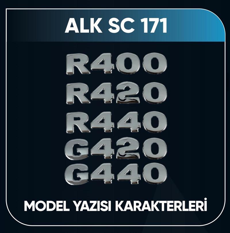 SCANIA G420-G400-R400-NİKELAJLI YAZI