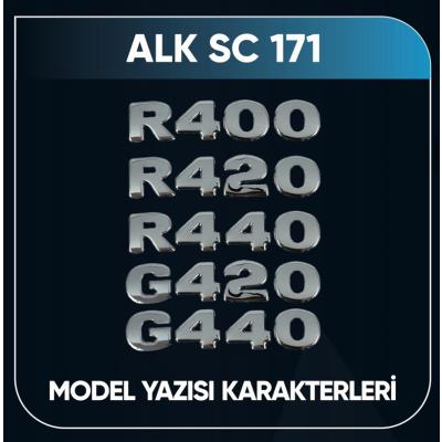 SCANIA G420-G400-R400-NİKELAJLI YAZI