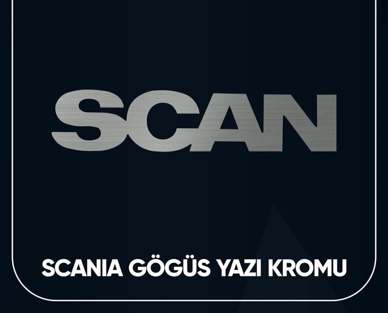 SCANIA GÖĞÜS YAZI BÜYÜK NİKELAJI