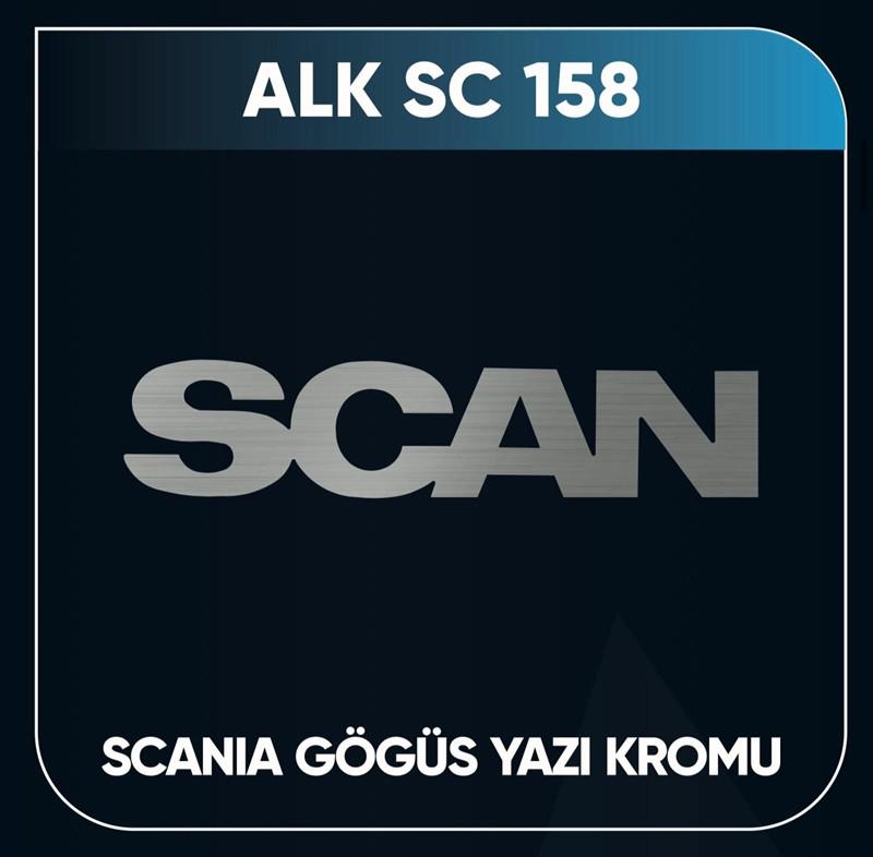SCANIA GÖĞÜS YAZI KÜÇÜK NİKELAJI