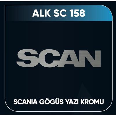 SCANIA GÖĞÜS YAZI KÜÇÜK NİKELAJI