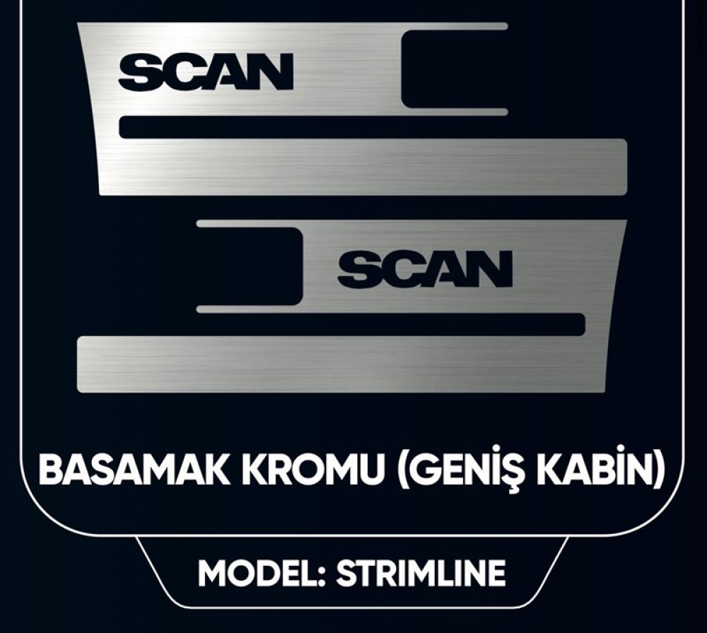 SCANIA STRİMLİNE BASAMAK KROMU