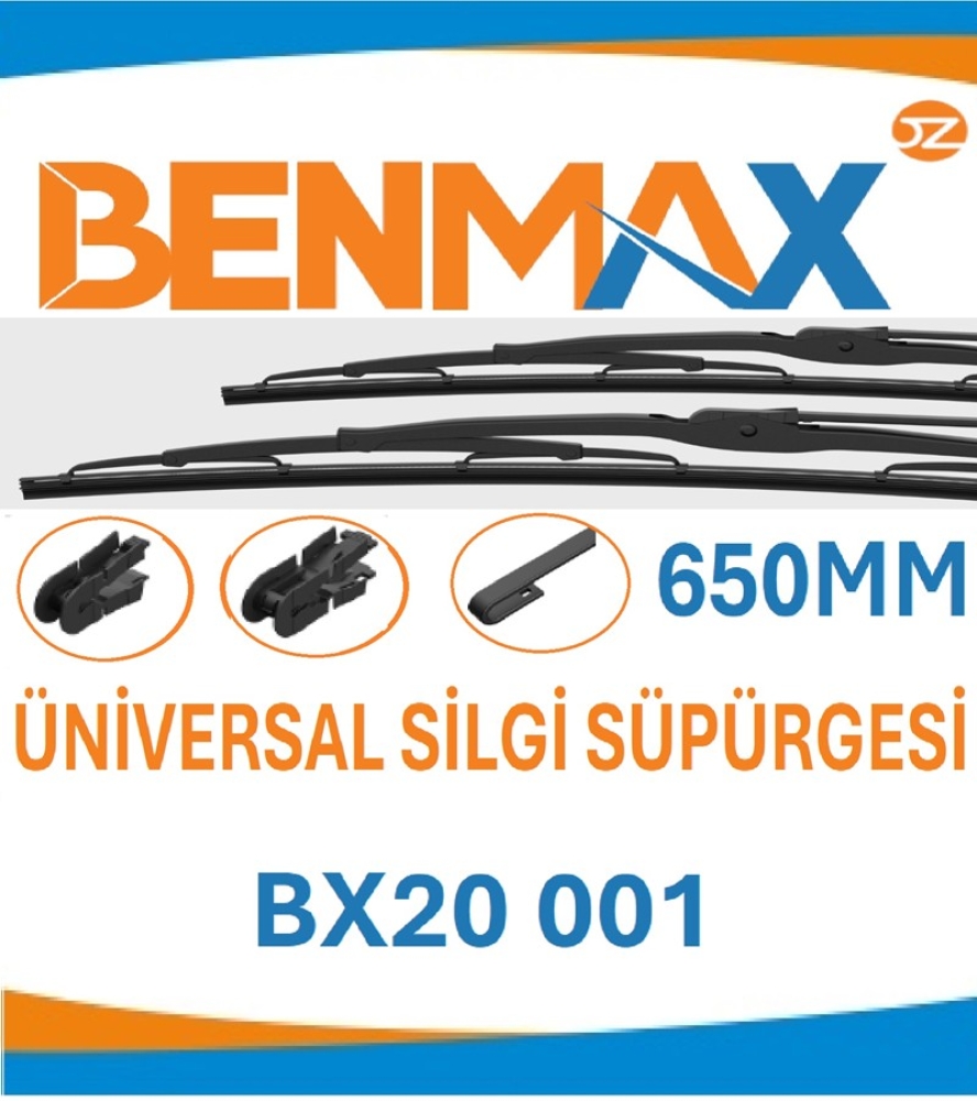 SİLECEK SÜPÜRGESİ TELLİ EUROMAN 650MM (AXOR ÇİFT APARATLI)