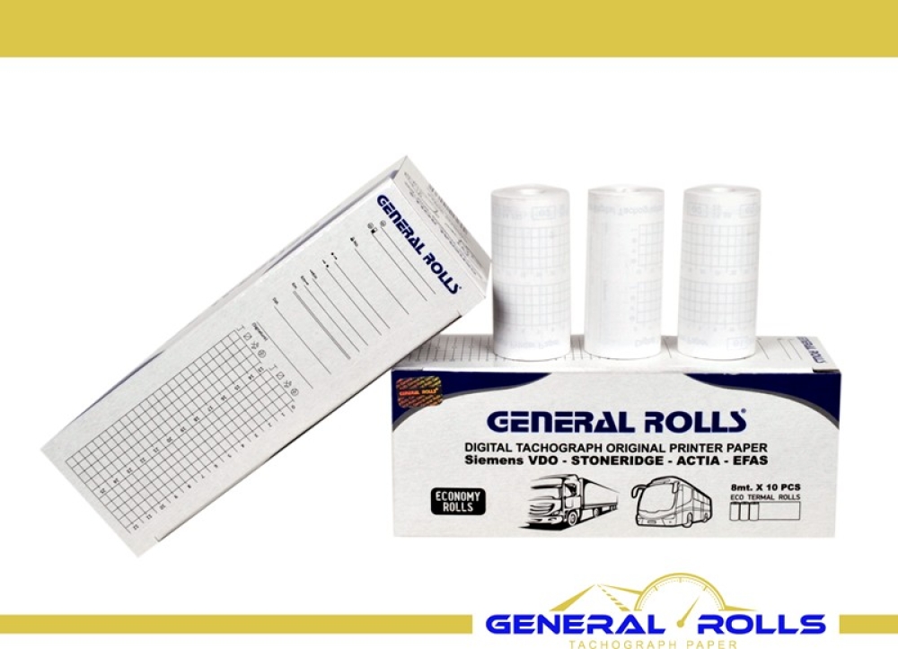 TAKOGRAF KAĞIDI DİJİTAL 3LÜ RULO