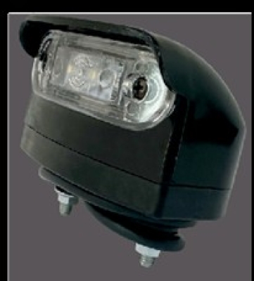 TIRSA LEDLİ PLAKA LAMBASI SİYAH