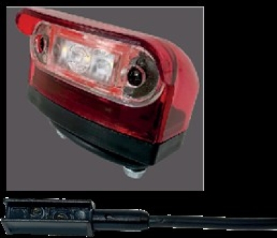 TIRSA PLAKA LAMBASI KIRMIZI KILIK UÇLU