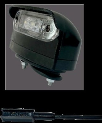 TIRSA PLAKA LAMBASI SİYAH KILIK UÇLU