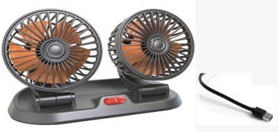 VANTİLATÖR ÇİFT FANLI USB ÇIKIŞLI