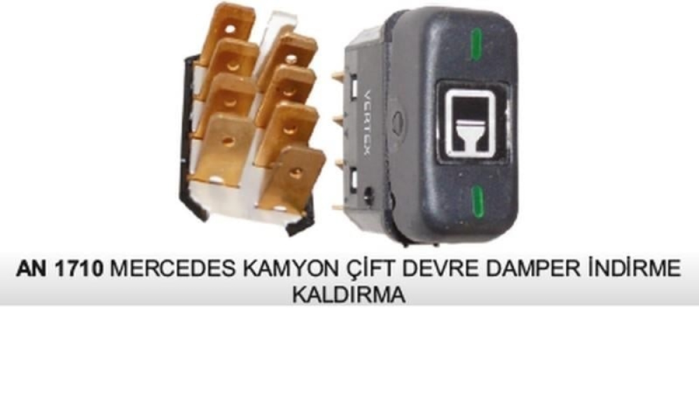 VERTEX MERCEDES DİNGİL KALDIRMA DÜĞMESİ ÇİFTLİ