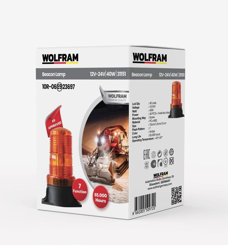 WOLFRAM 10/110W 48W E BELGELİ DÖNER LAMBA