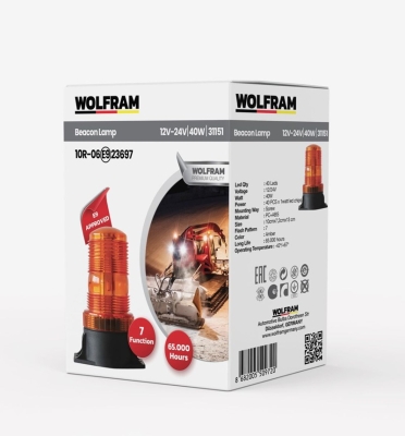 WOLFRAM 10/110W 48W E BELGELİ DÖNER LAMBA