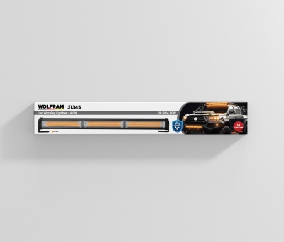 WOLFRAM 12/24V 30W NEON İKAZ 14 FONKSİYON 45 CM