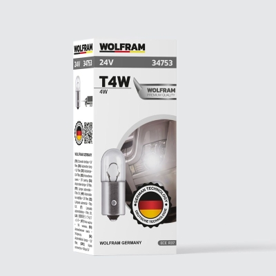 WOLFRAM 24 VOLT 4 WAT 53 AMPÜL ( 10 Adet )
