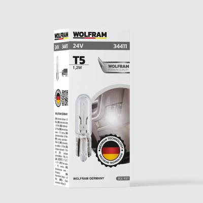 WOLFRAM 24 VOLT T5 1,2 WAT KÜÇÜK DİPSİZ ( 10 Adet )