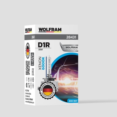 WOLFRAM D1R 12/24 VOLT 35 WAT XENON 6000K MAVİ ÇUBUK (SCANIA)
