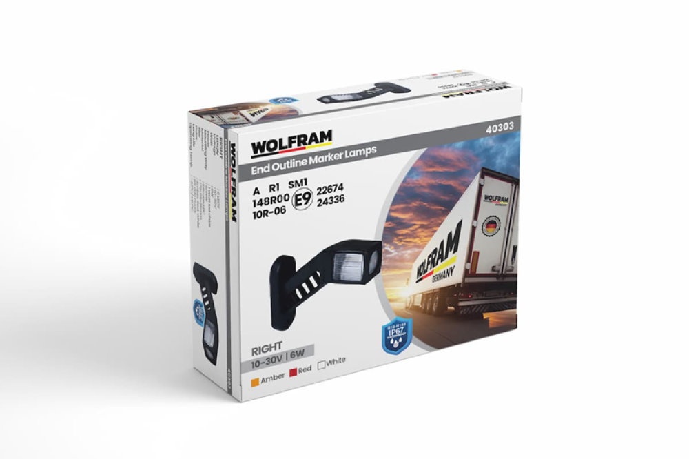 WOLFRAM DORSE BOYNUZ LAMBA ORTA DESENLİ SAĞ E BELGELİ 10/30 VOLT ( 2 Adet )