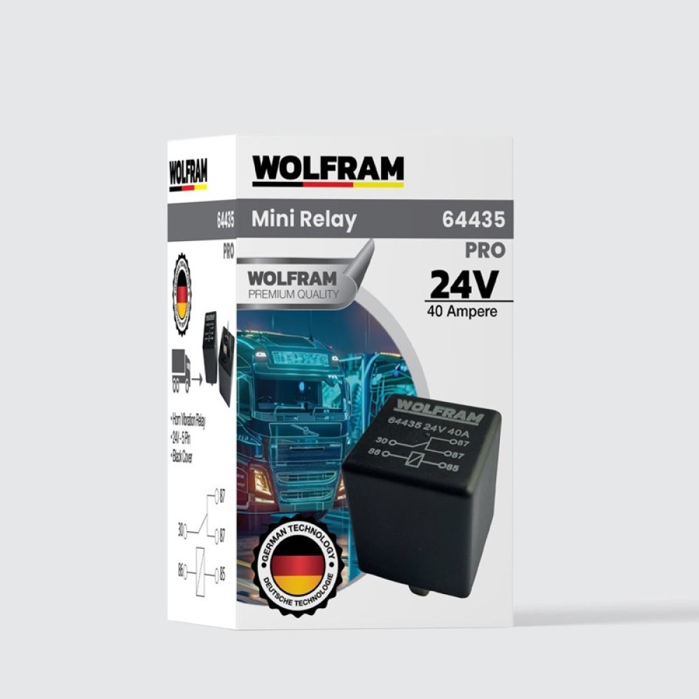 WOLFRAM TİTREYEN KORNA ROLESİ 24 VOLT ( 2 Adet )